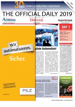 Tageszeitung SPS 2019 Tag 1 Digital 