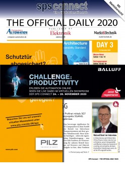 Tageszeitung SPS 2020 Tag 3 Digital 