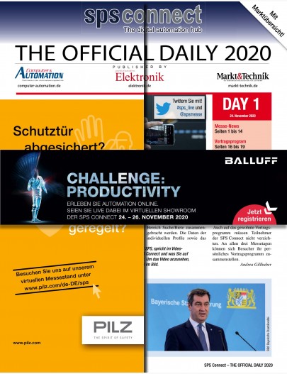 Tageszeitung SPS 2020 Tag 1 Digital 