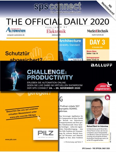 Tageszeitung SPS 2020 Tag 3 Digital 