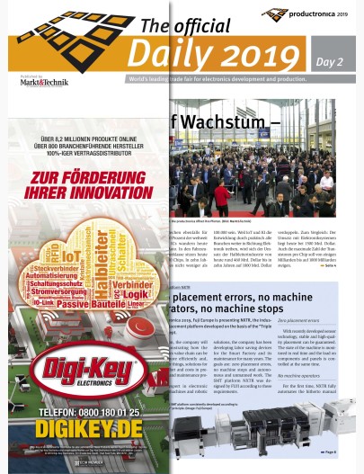 Tageszeitung productronica 2019 Tag 2 Digital 