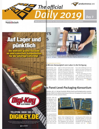 Tageszeitung productronica 2019 Tag 3 Digital 