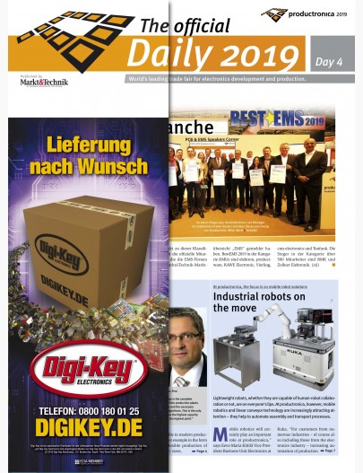 Tageszeitung productronica 2019 Tag 4 Digital 