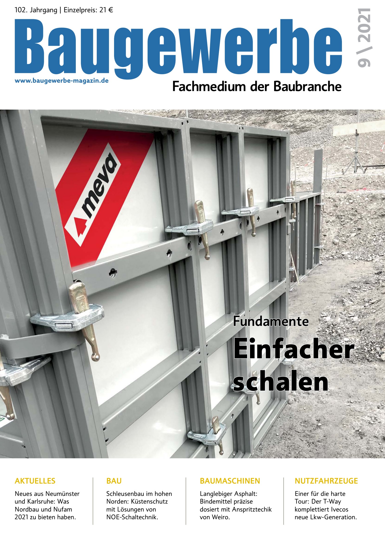 Baugewerbe 09/2021 Digital
