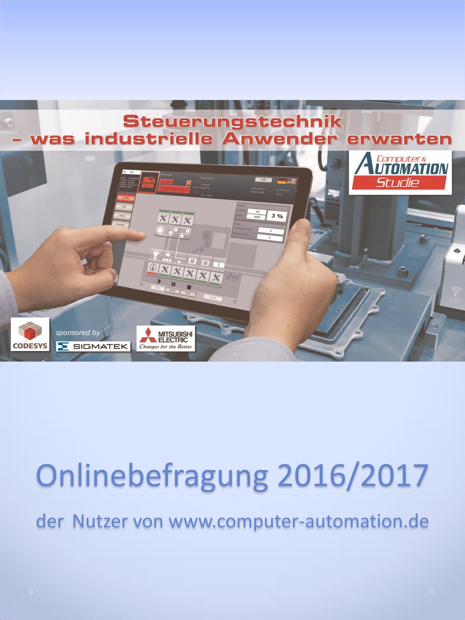 Computer&AUTOMATION Studie Steuerungstechnik 2017 Digital