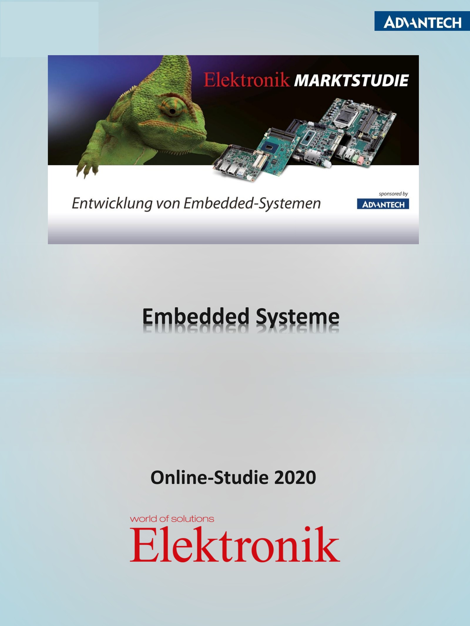 Elektronik Marktstudie „Entwicklung von Embedded-Systemen“ Digital