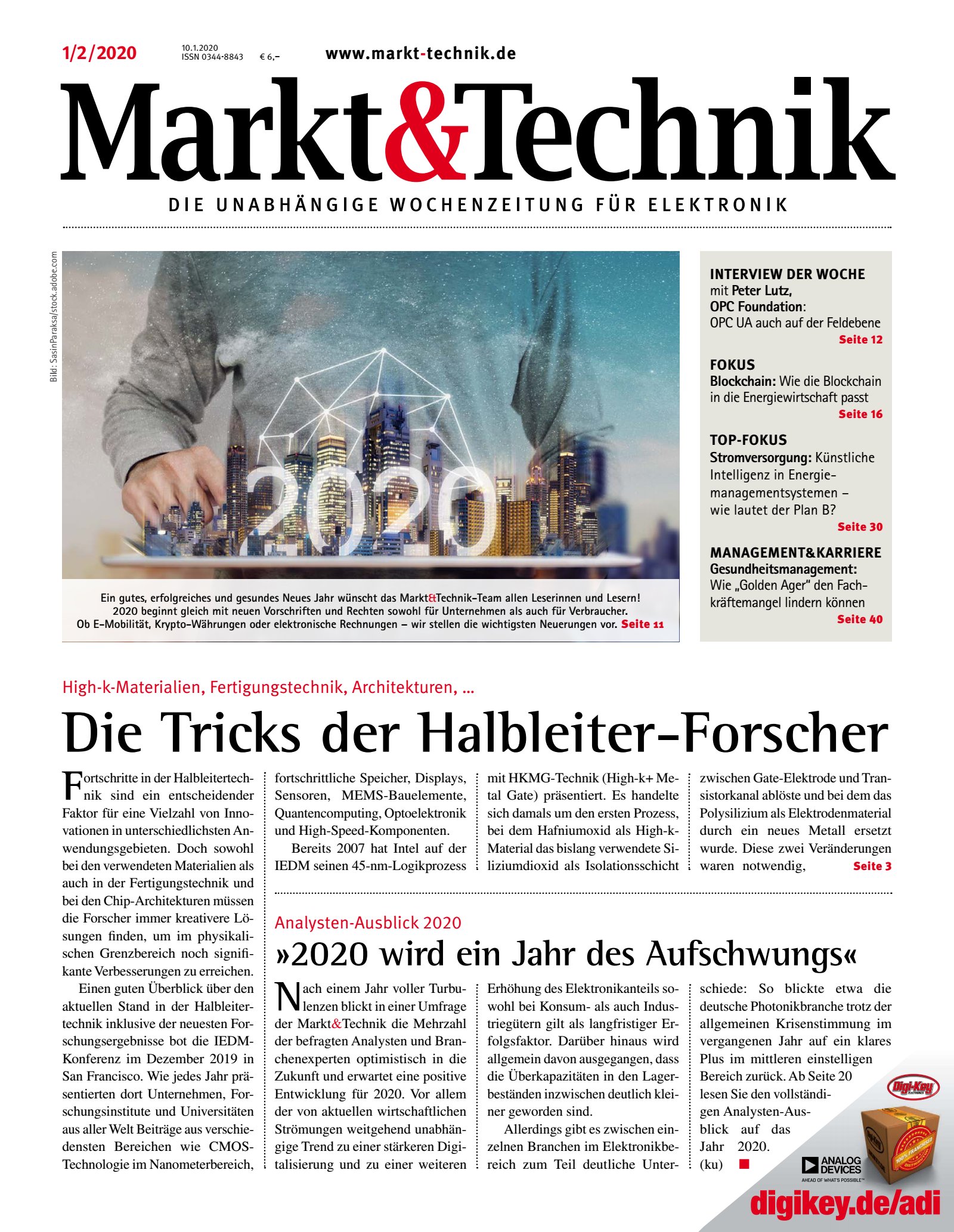 Markt&Technik 01-02/2020 Digital