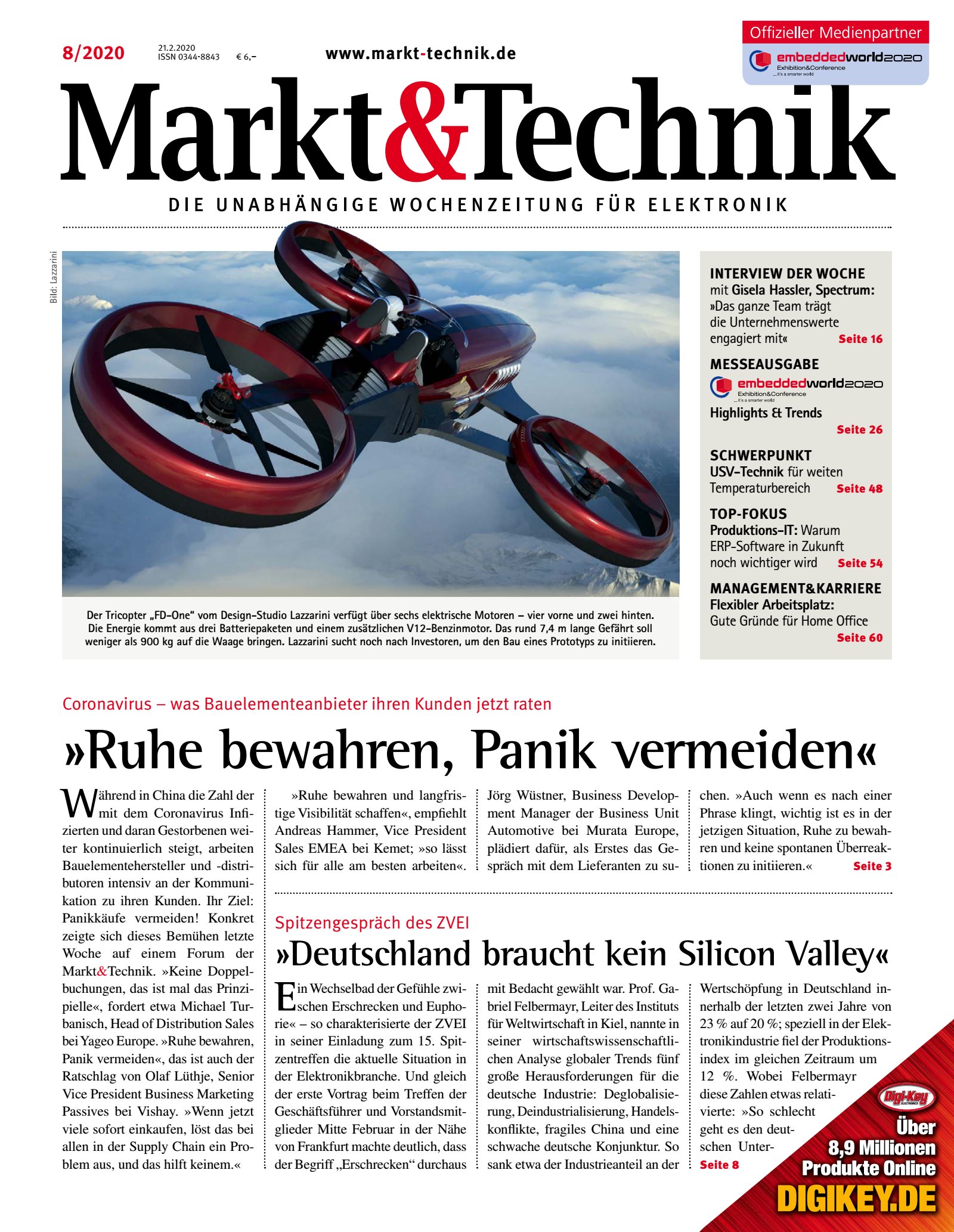 Markt&Technik 08/2020 Digital
