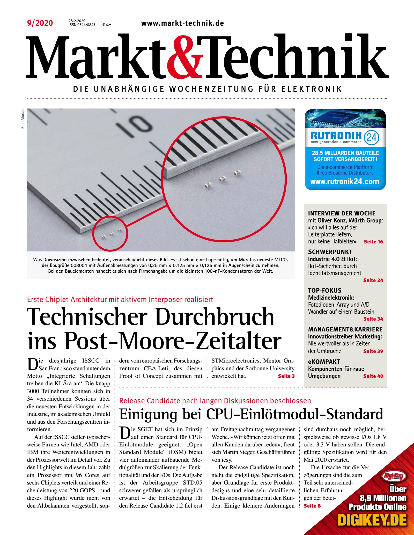 Markt&Technik 09/2020 Digital