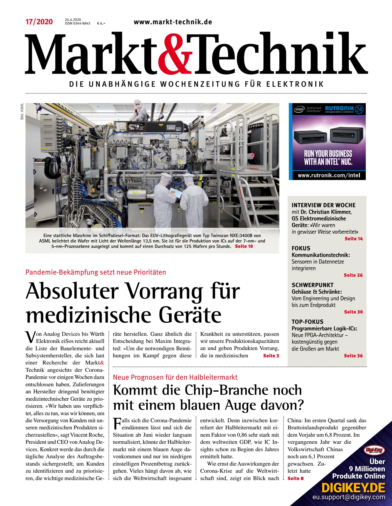 Markt&Technik 17/2020 Digital