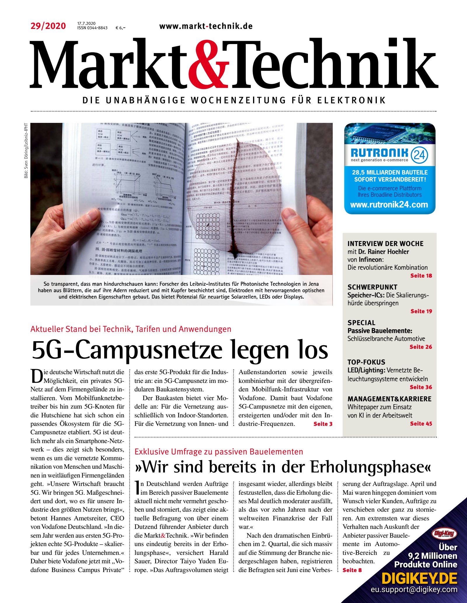 Markt&Technik 29/2020 Digital