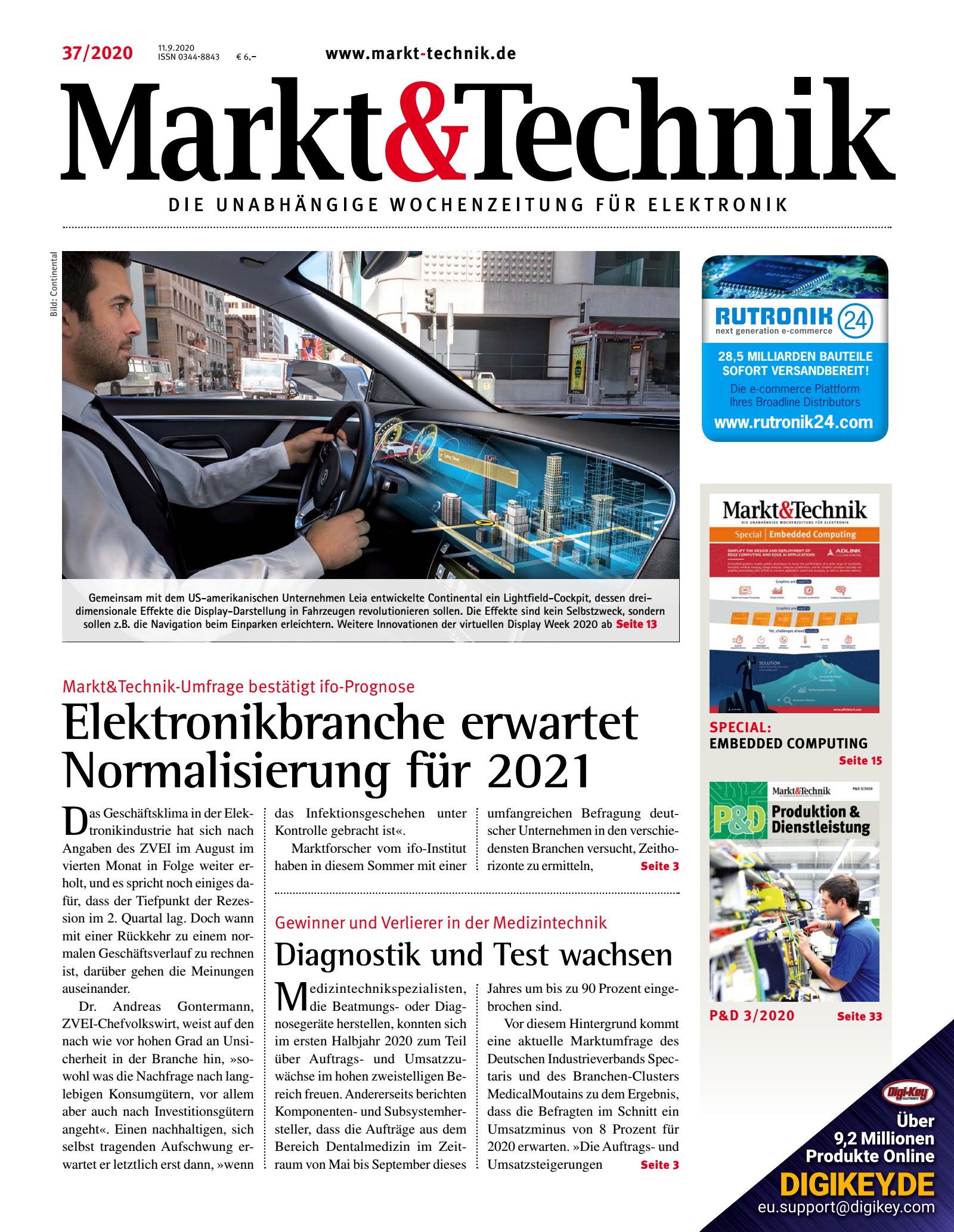Markt&Technik 37/2020 Digital