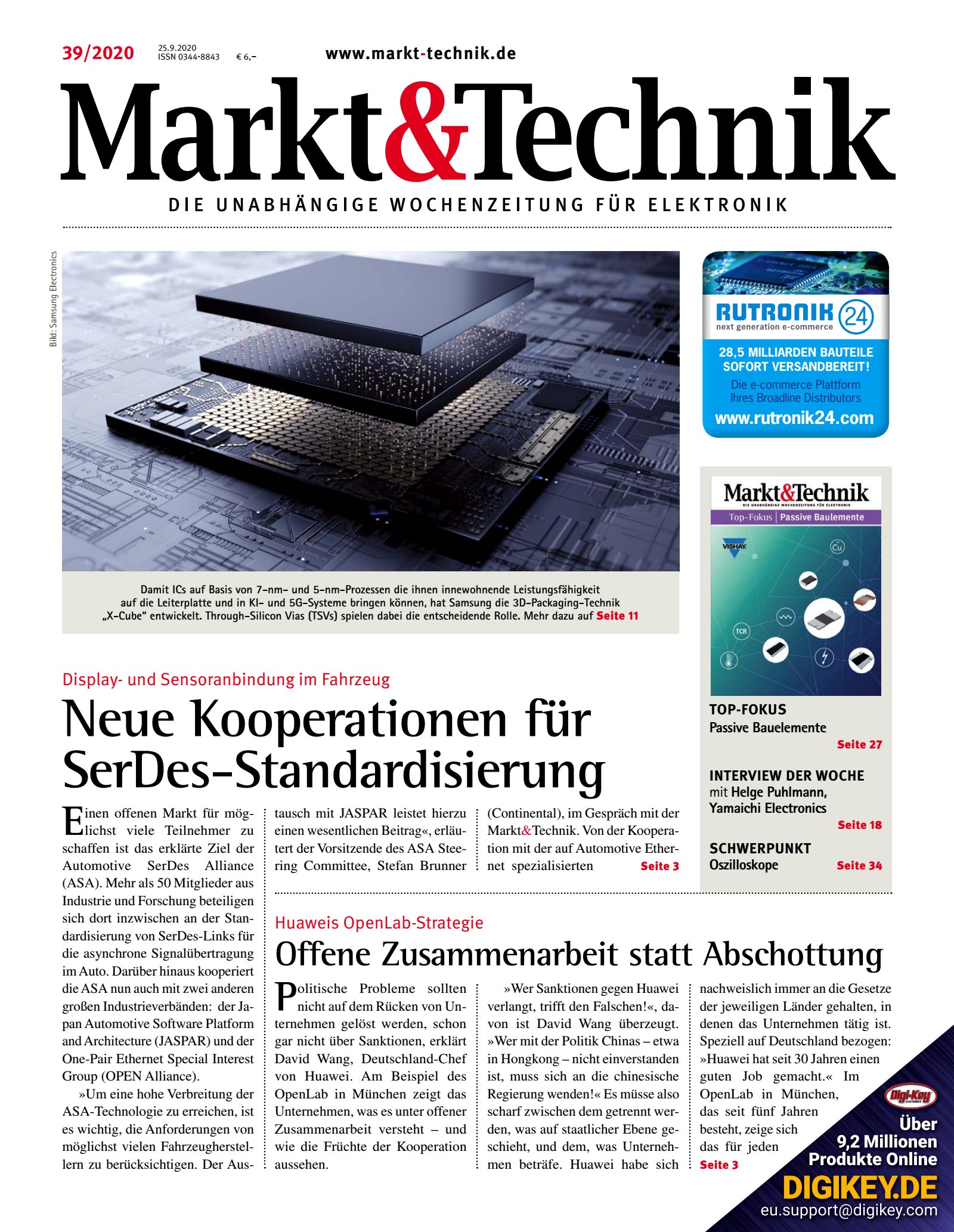 Markt&Technik 39/2020 Digital