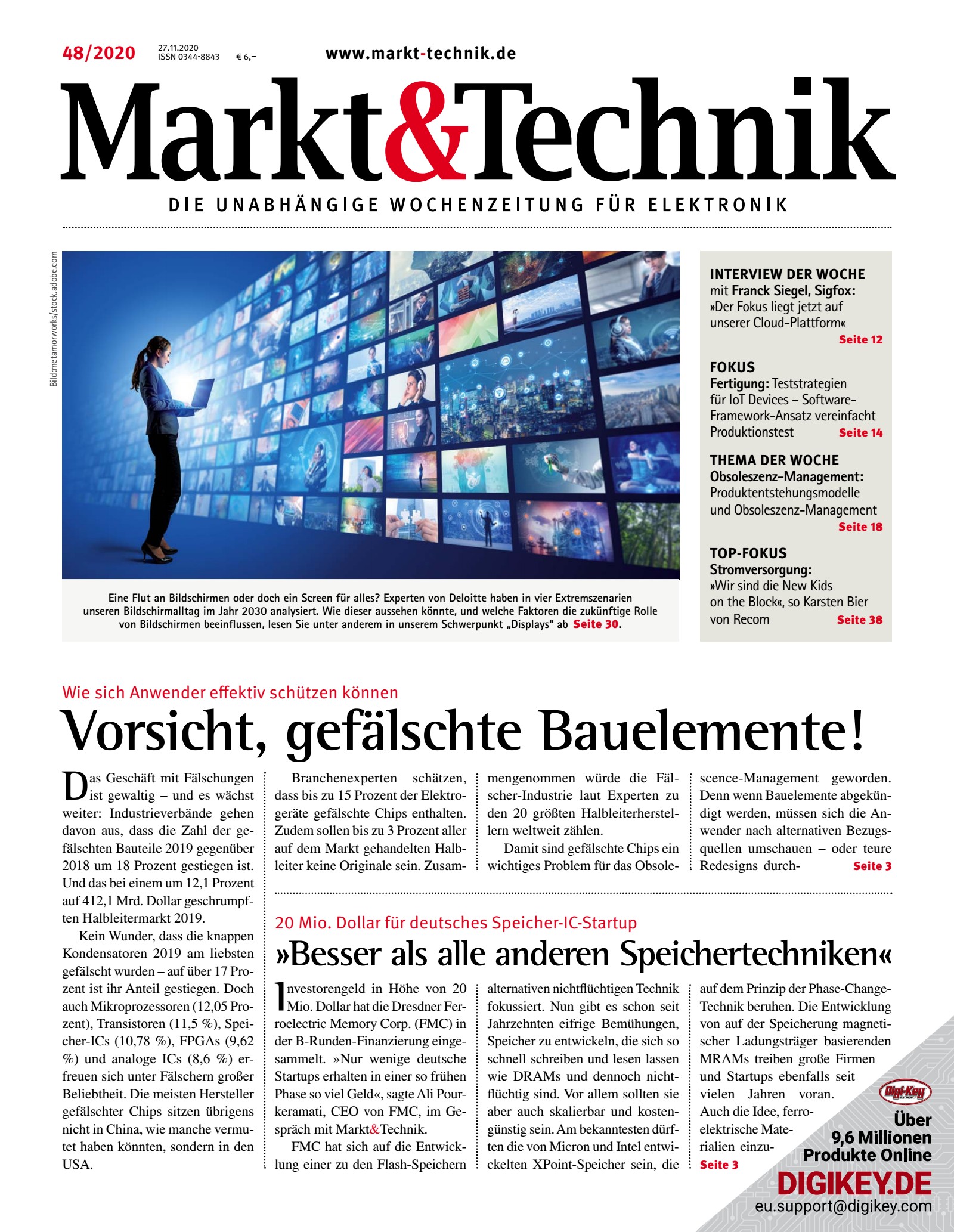 Markt&Technik 48/2020 Digital