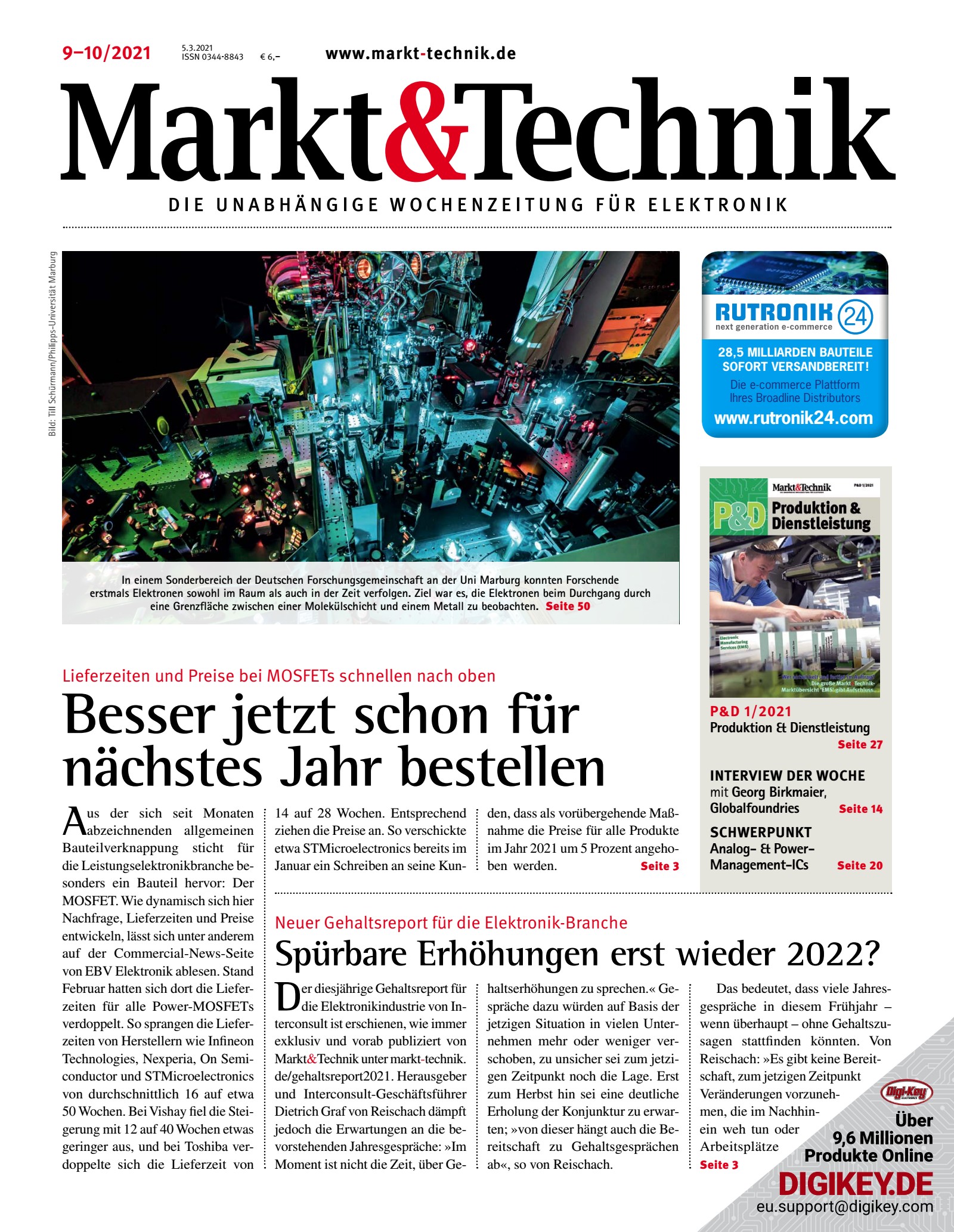 Markt&Technik 09-10/2021 Digital