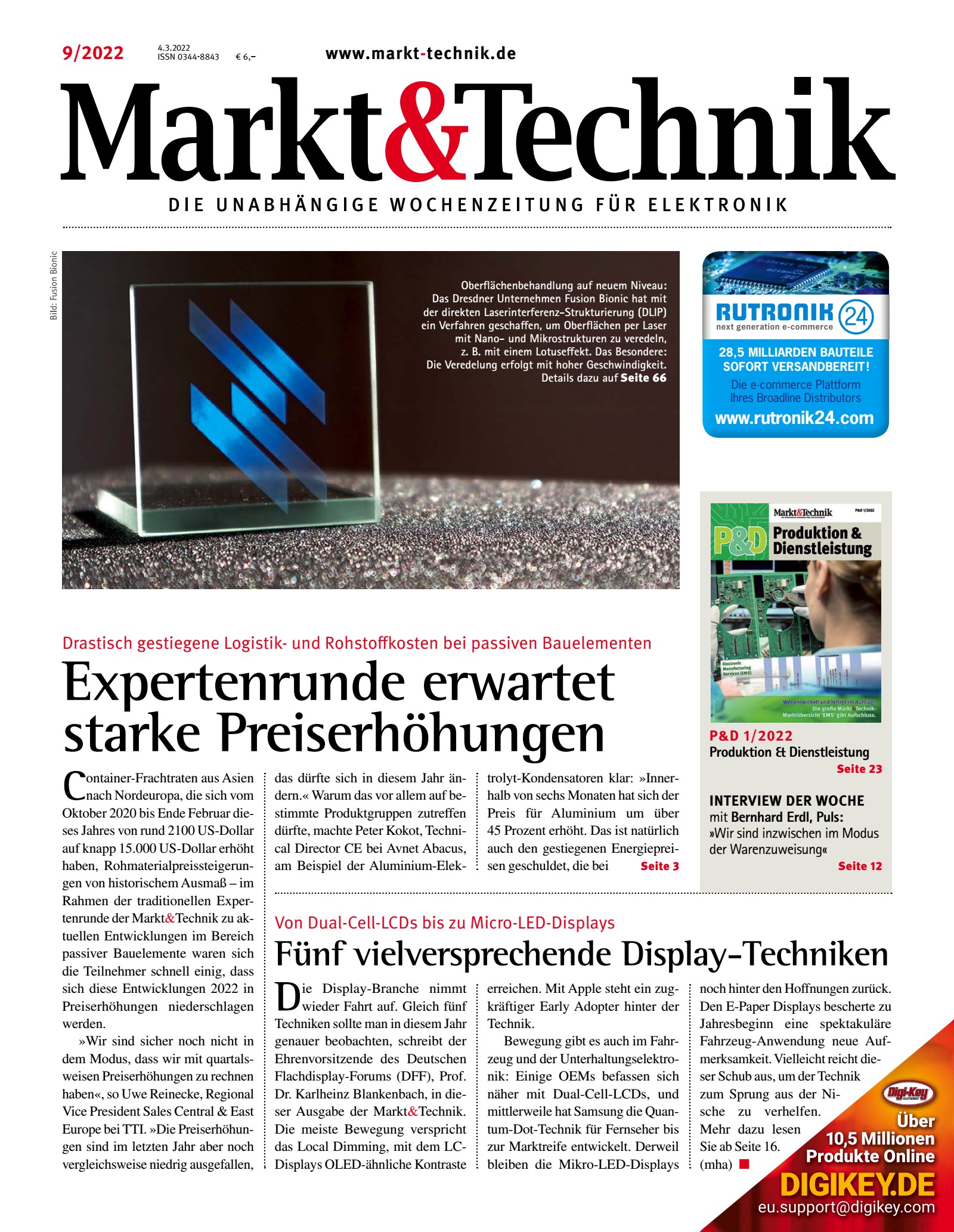 Markt&Technik 09/2022 Digital