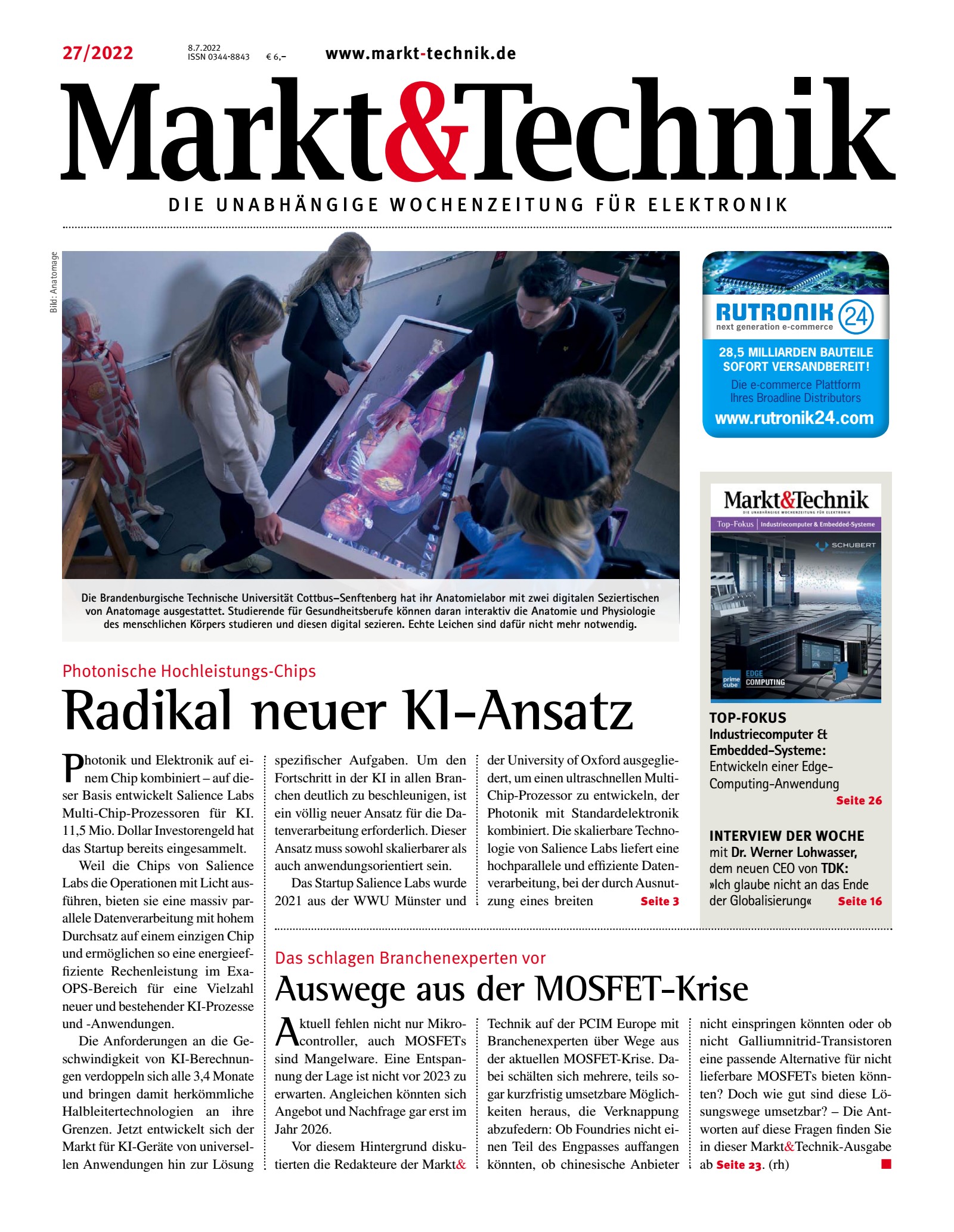 Markt&Technik 27/2022 Digital