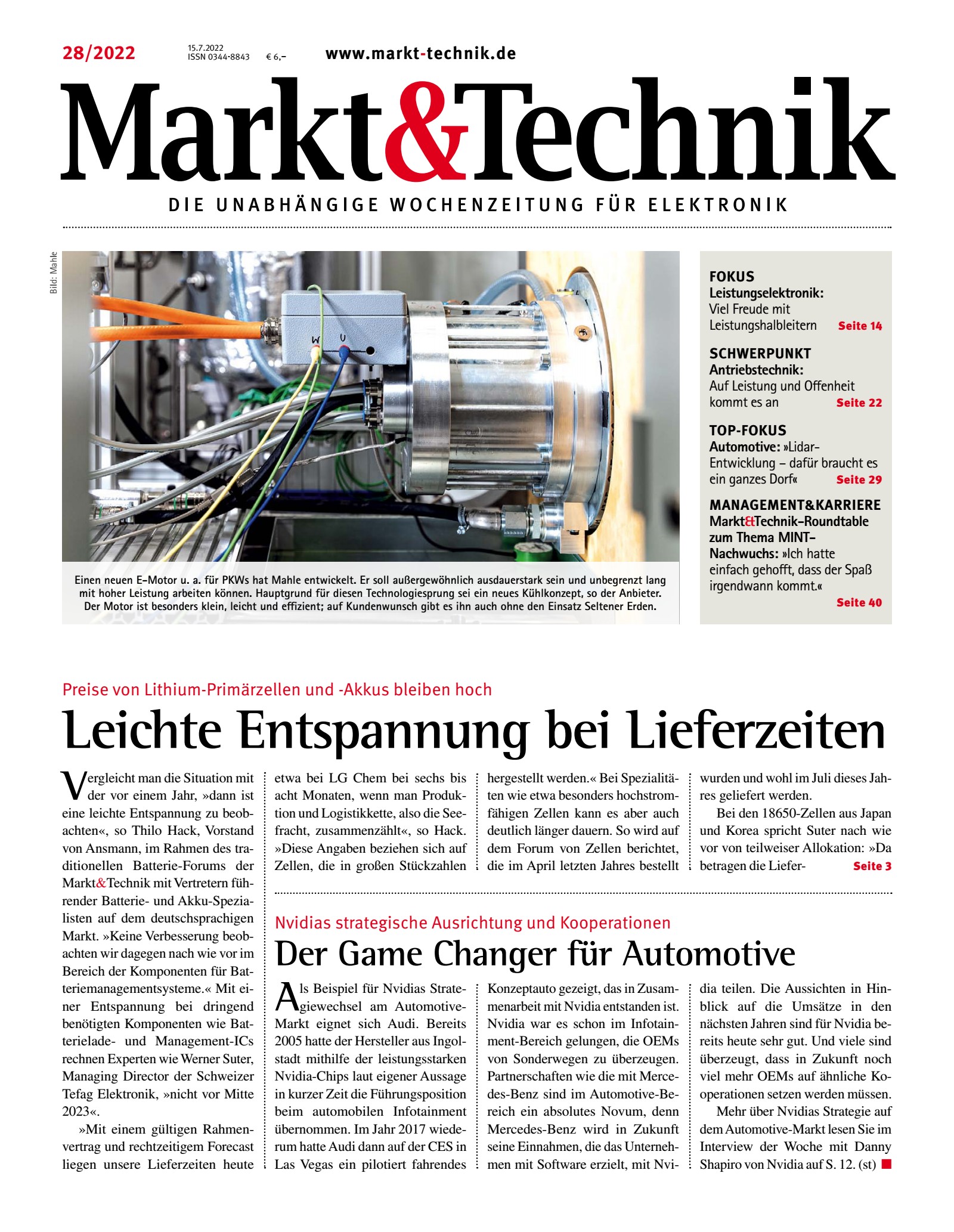 Markt&Technik 28/2022 Digital