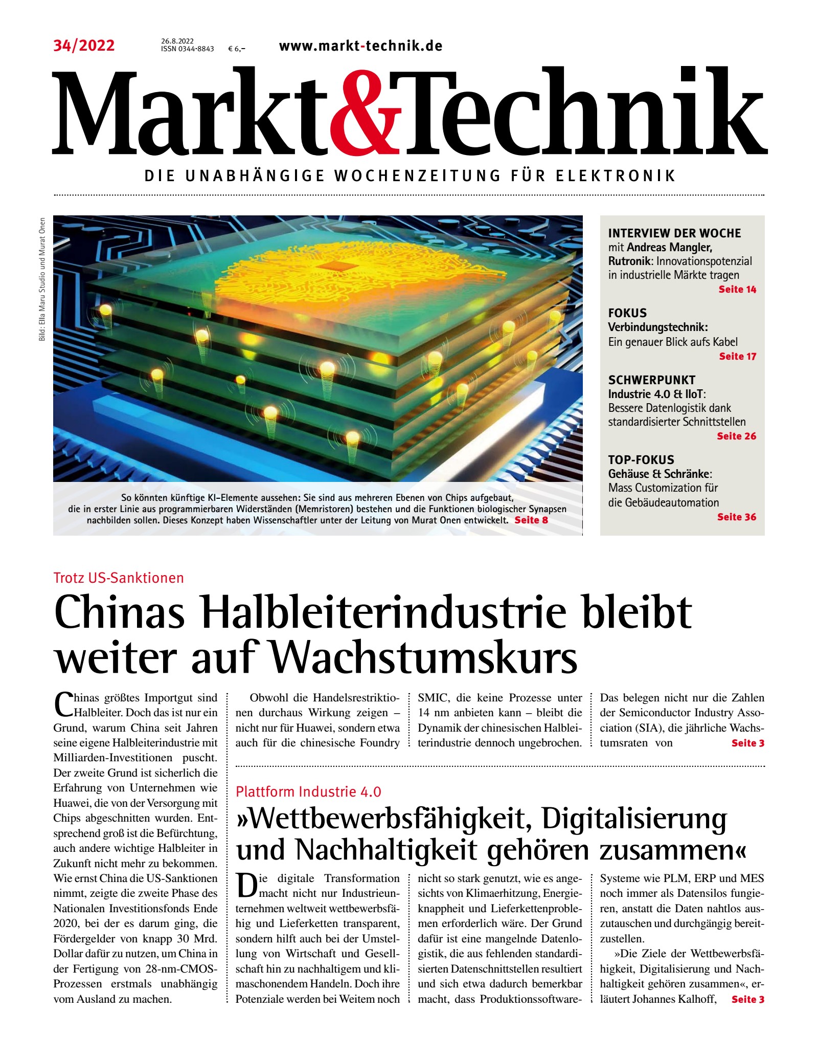 Markt&Technik 34/2022 Digital