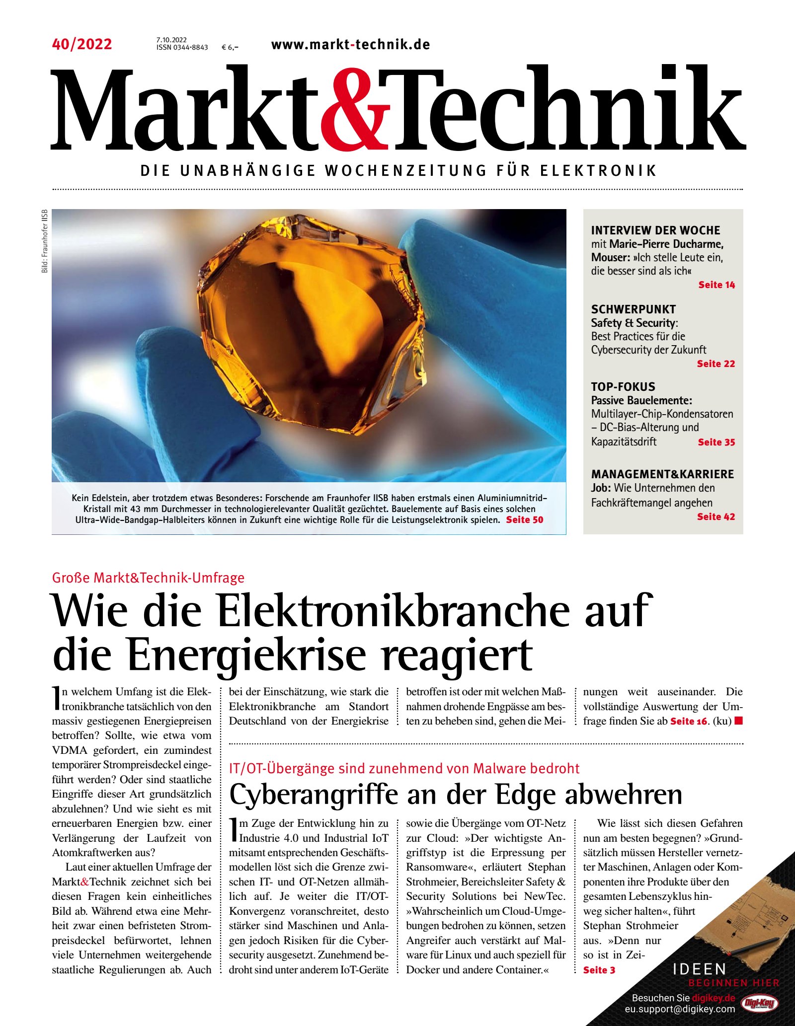 Markt&Technik 40/2022 Digital