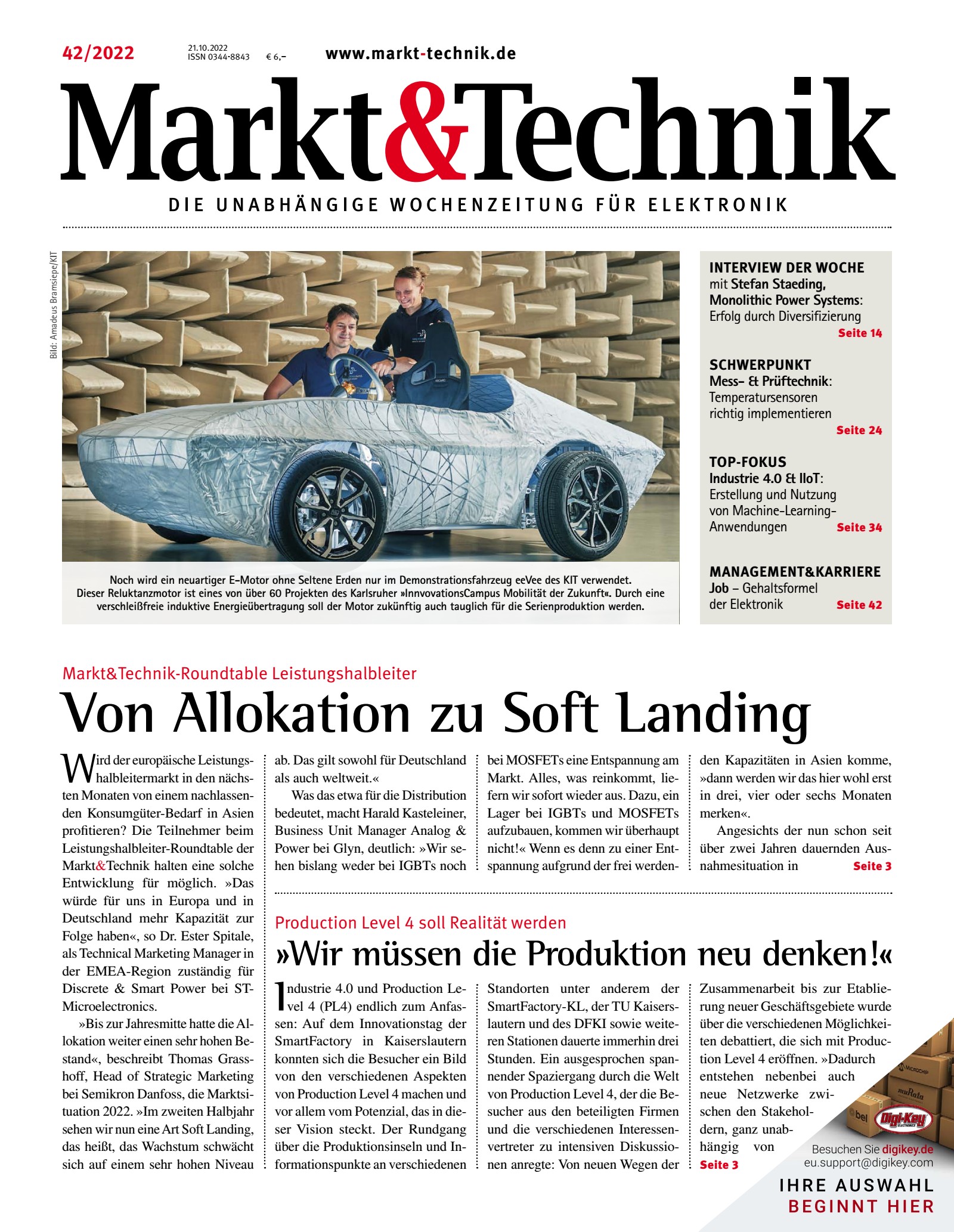 Markt&Technik 42/2022 Digital
