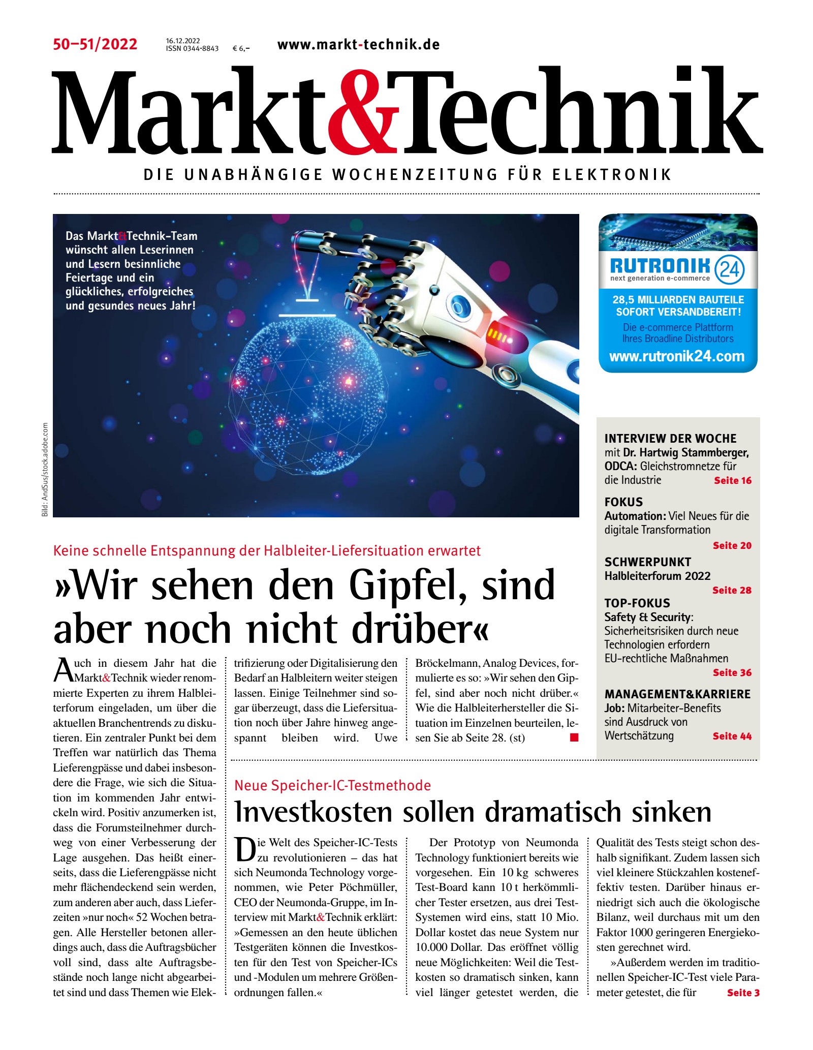 Markt&Technik 50-51/22 Digital