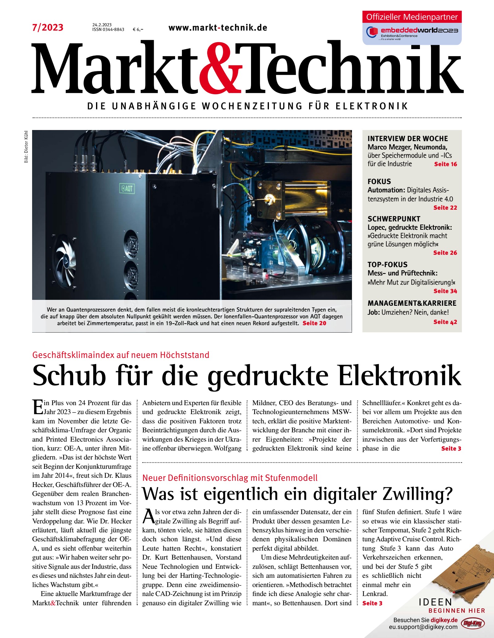 Markt&Technik 0007/2023 Digital