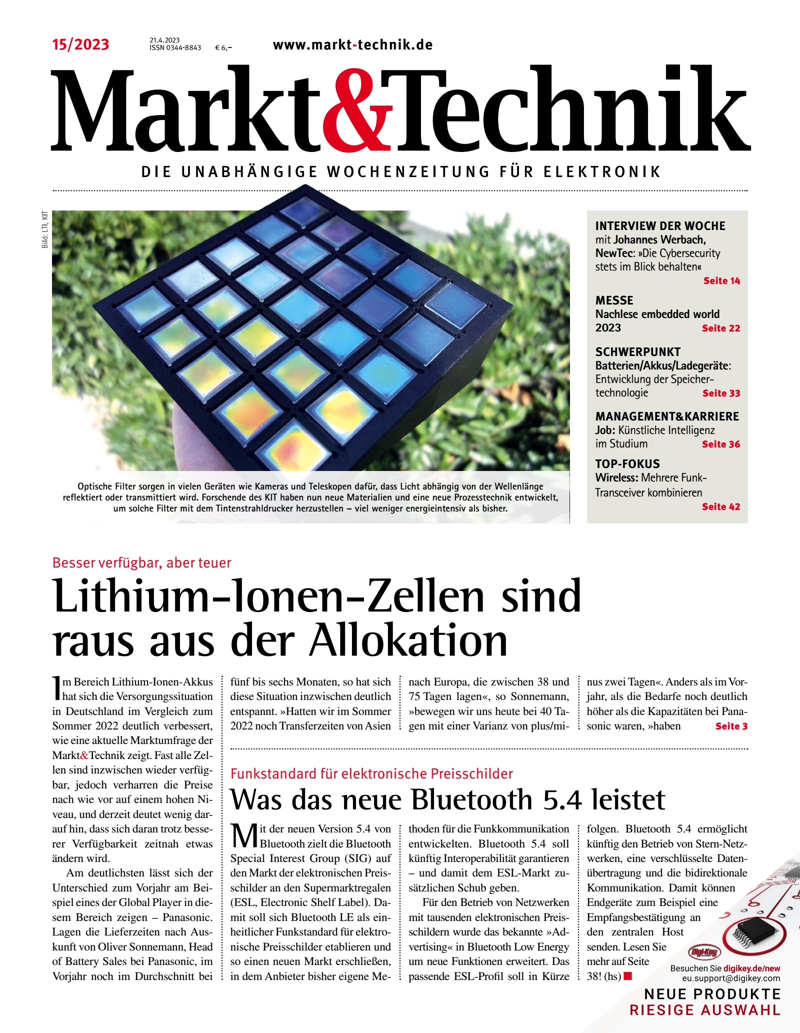Markt&Technik 0015/2023 Digital
