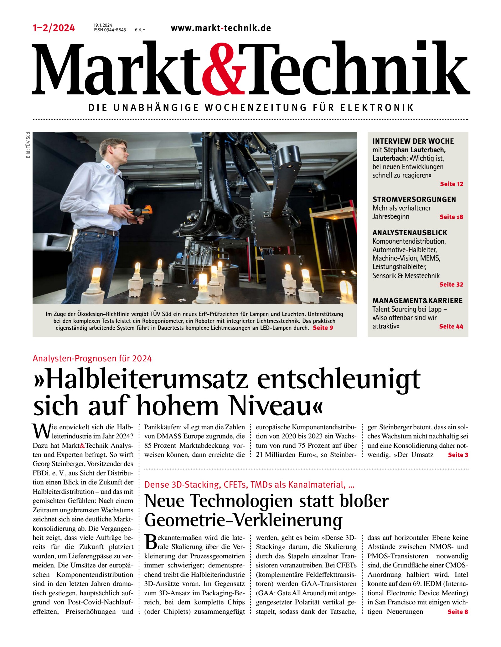 Markt&Technik 1+2/2024 Digital